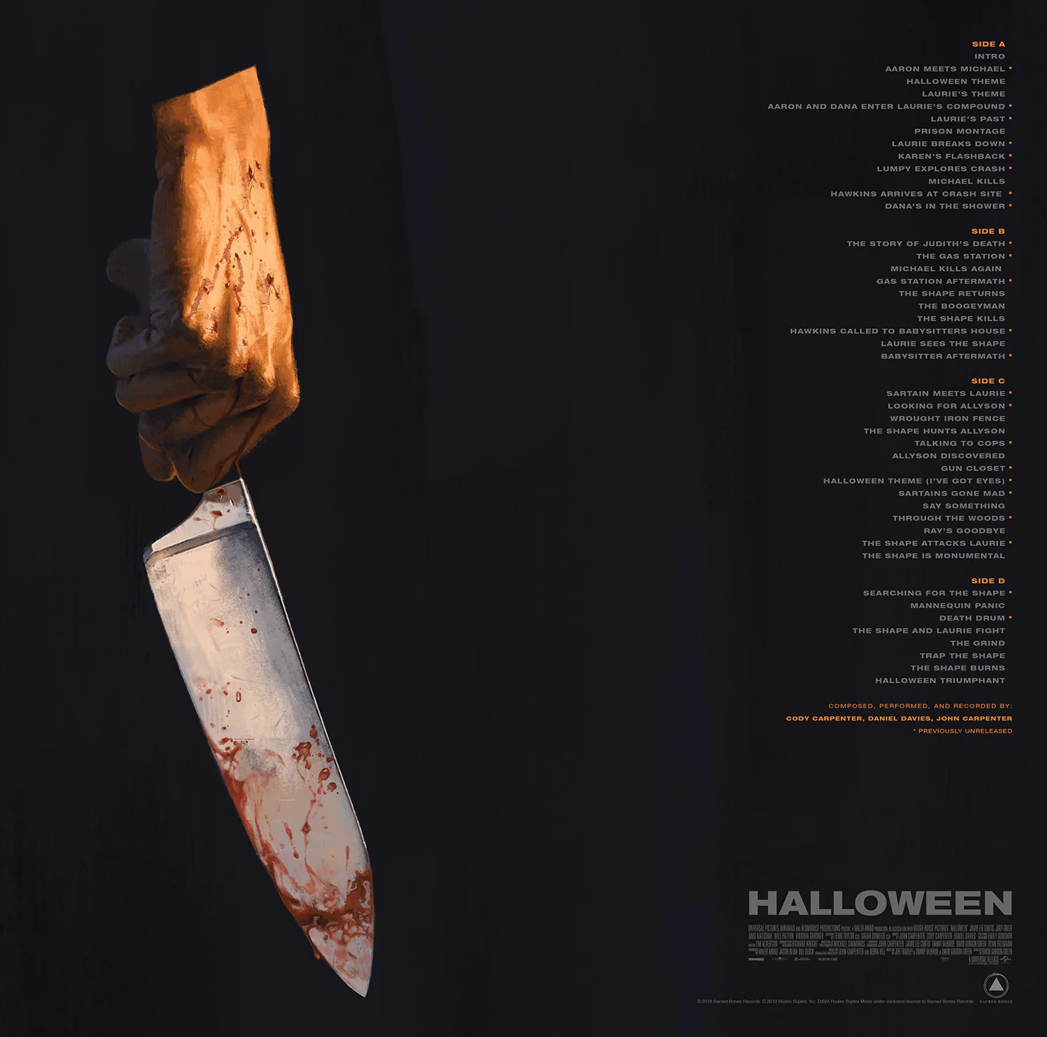 Halloween (2018) Expanded 2xLP - Image 3